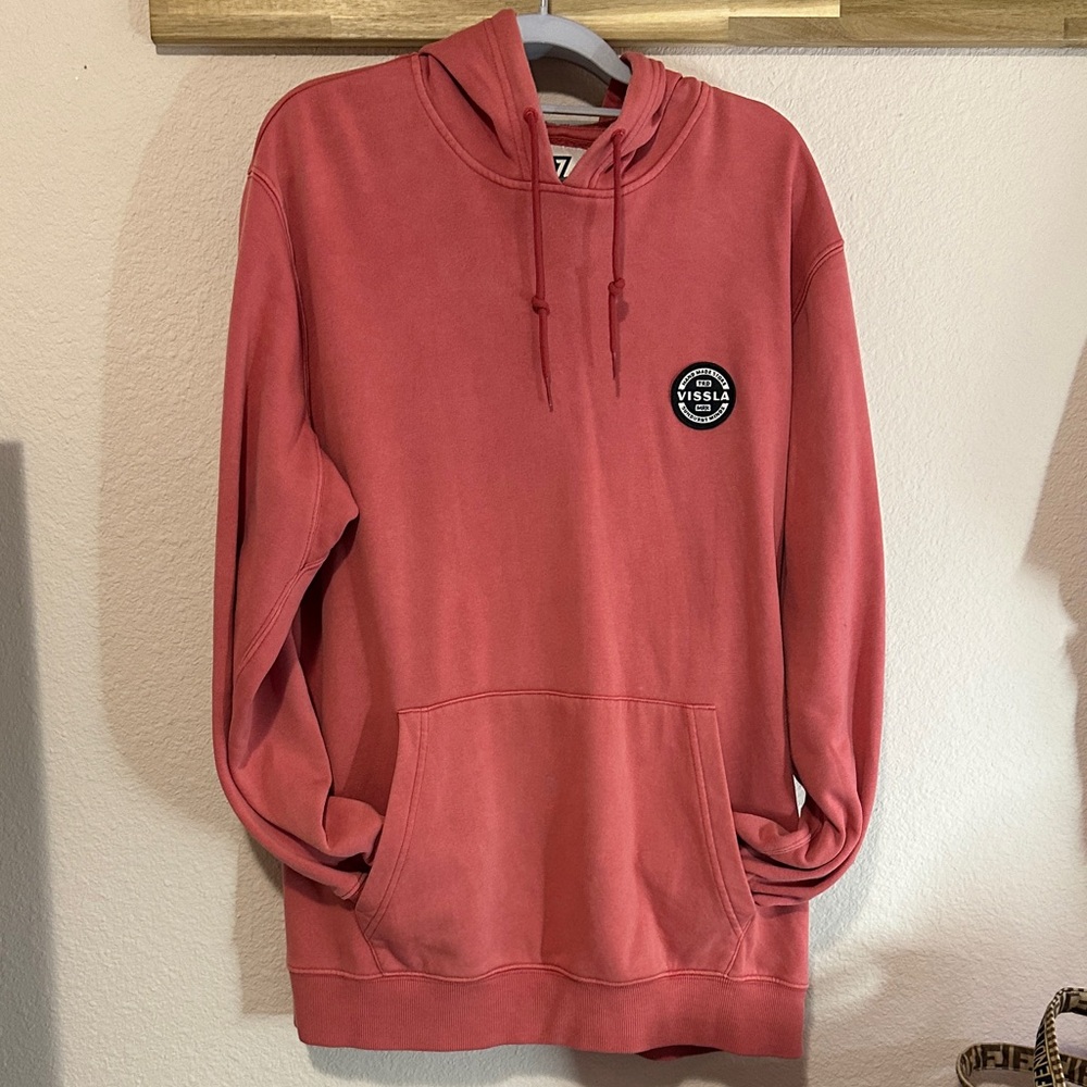 VISSLA Coral Hoodie with Logo Patch